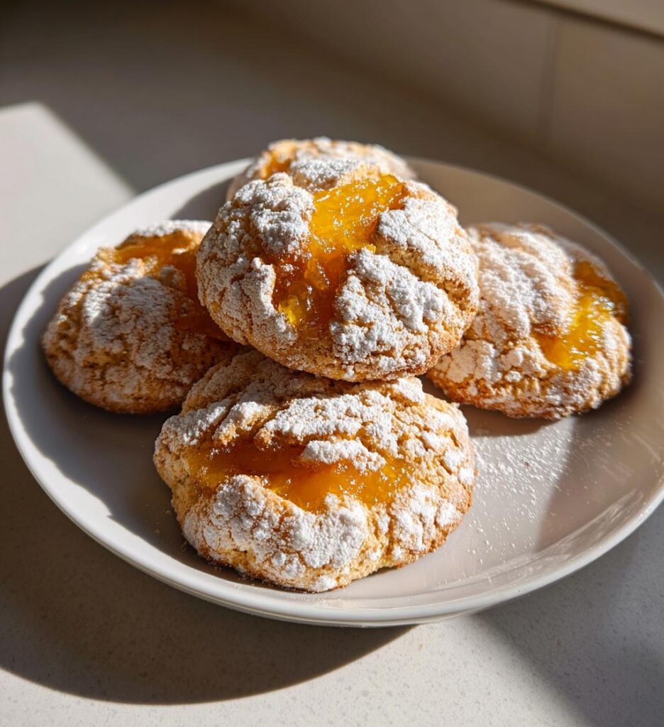 Apricot Pillow Cookies