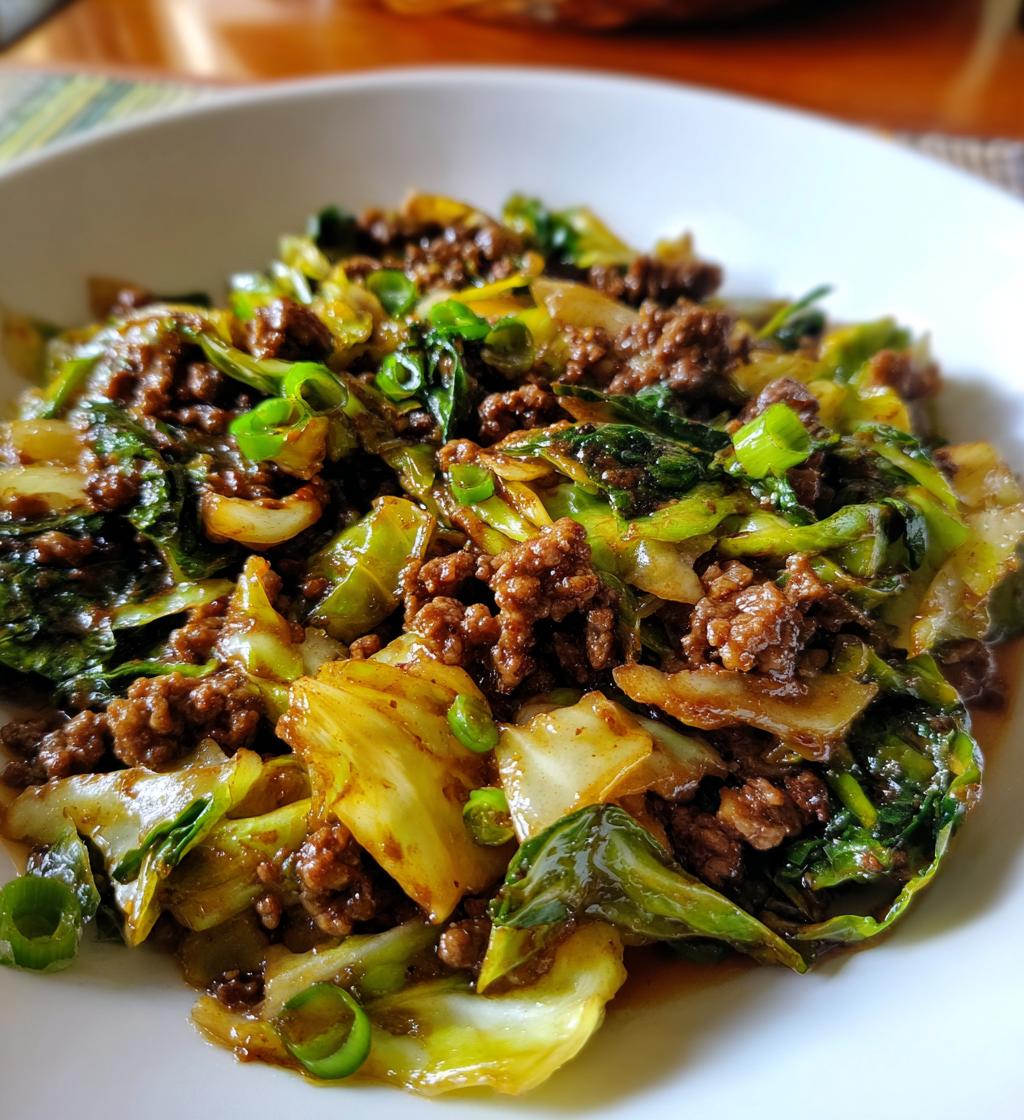 Asian Beef Cabbage Skillet - detail 1