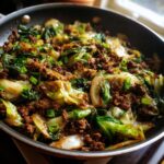 Asian Beef Cabbage Skillet