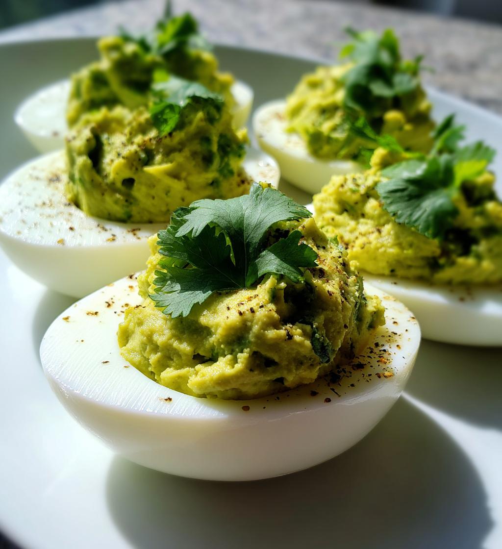 Avocado Deviled Eggs