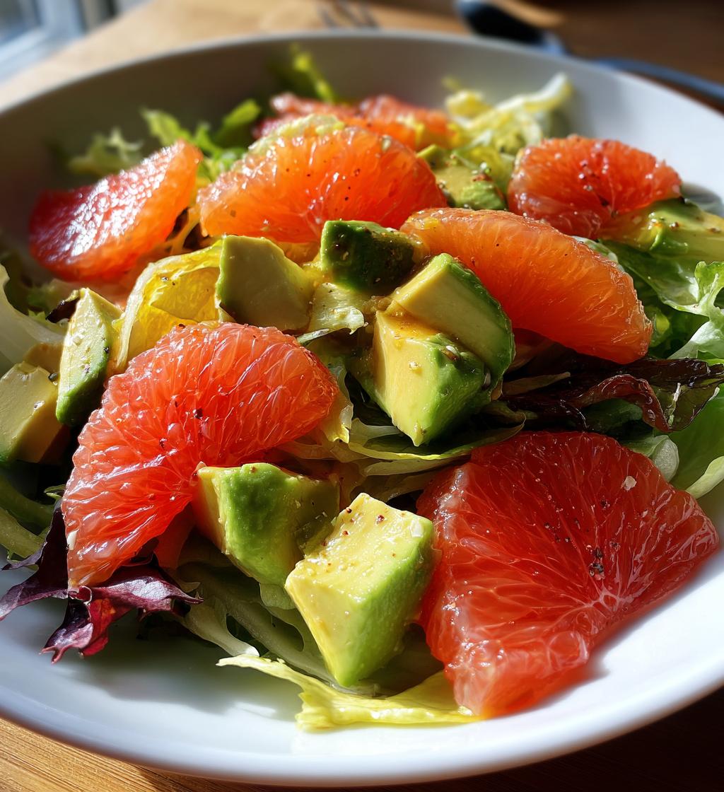 Avocado Grapefruit Fennel Salad - detail 1