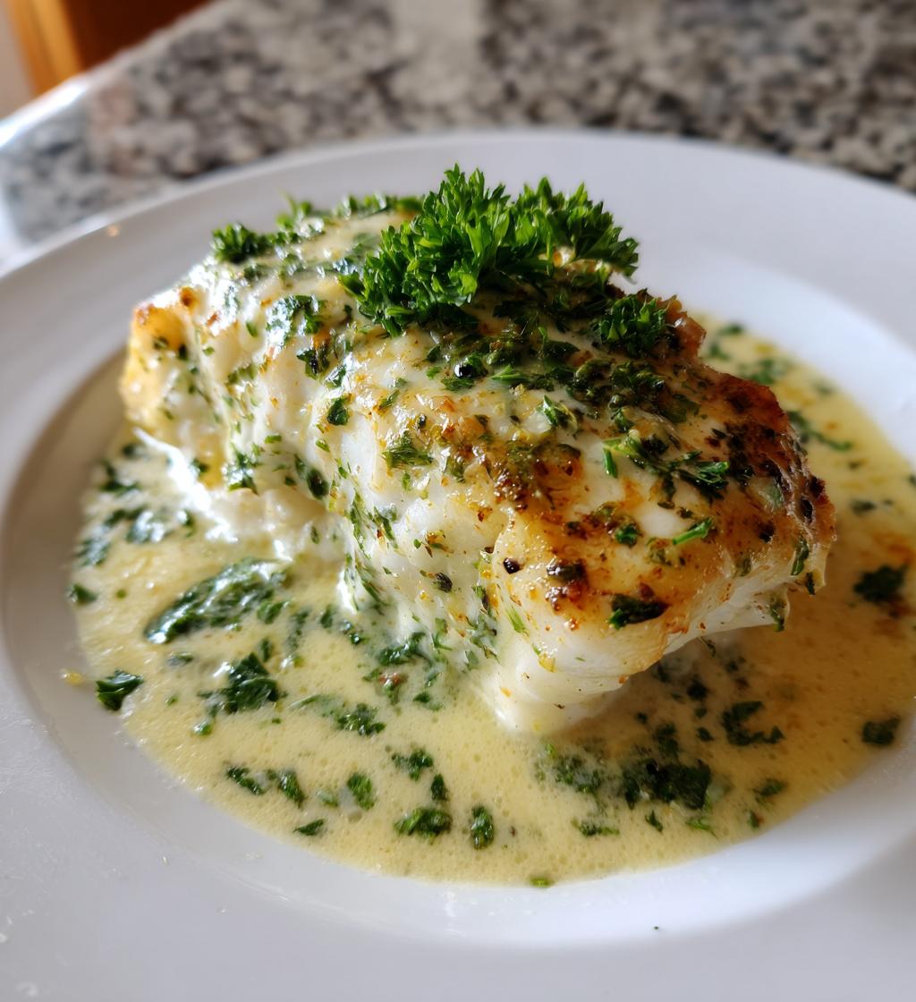 Baked Cod Coconut Lemon Sauce