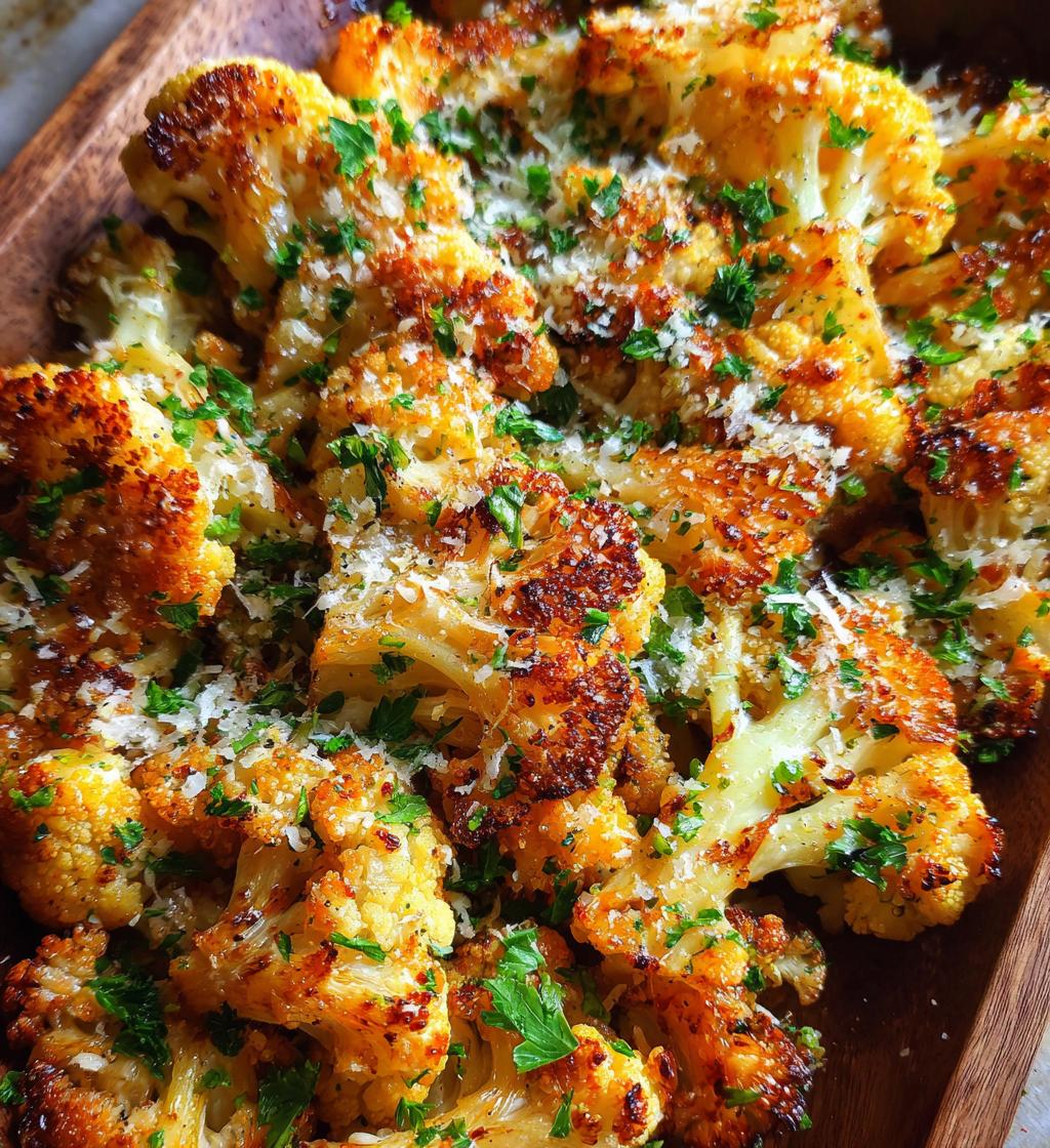 Baked Orange Cauliflower - detail 1