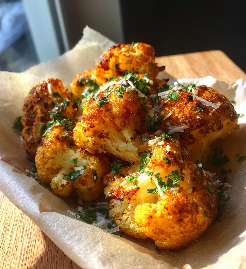 Baked Orange Cauliflower