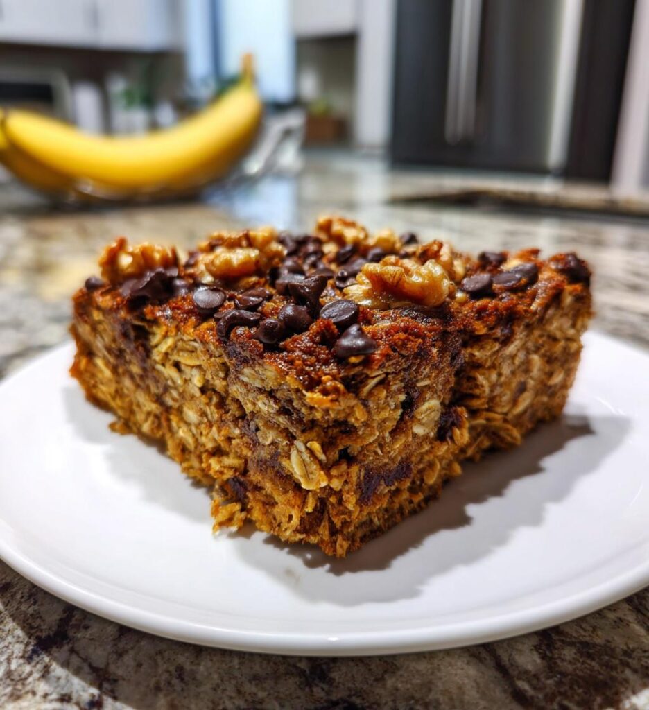 Banana Bread Baked Oatmeal