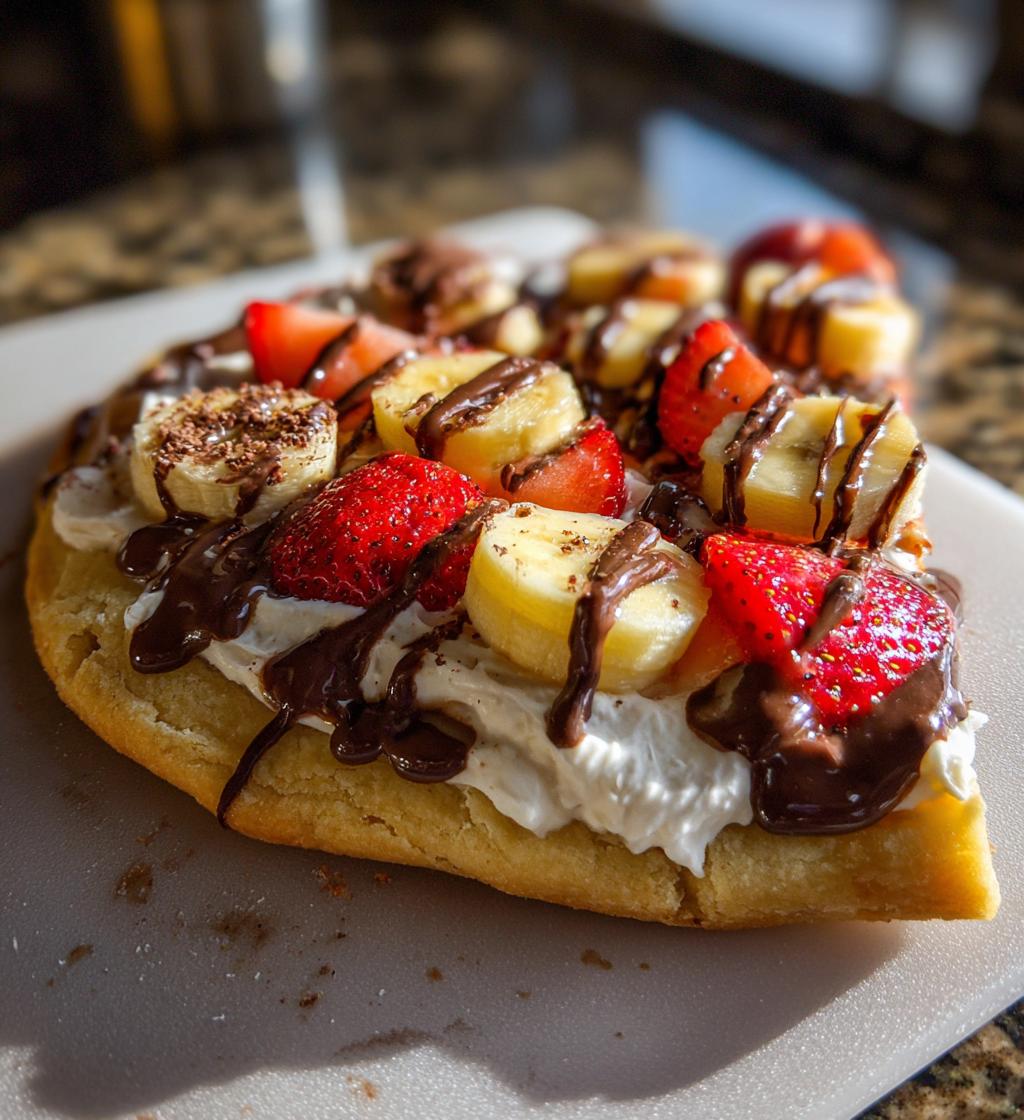 Banana Split Fruit Pizza - detail 1