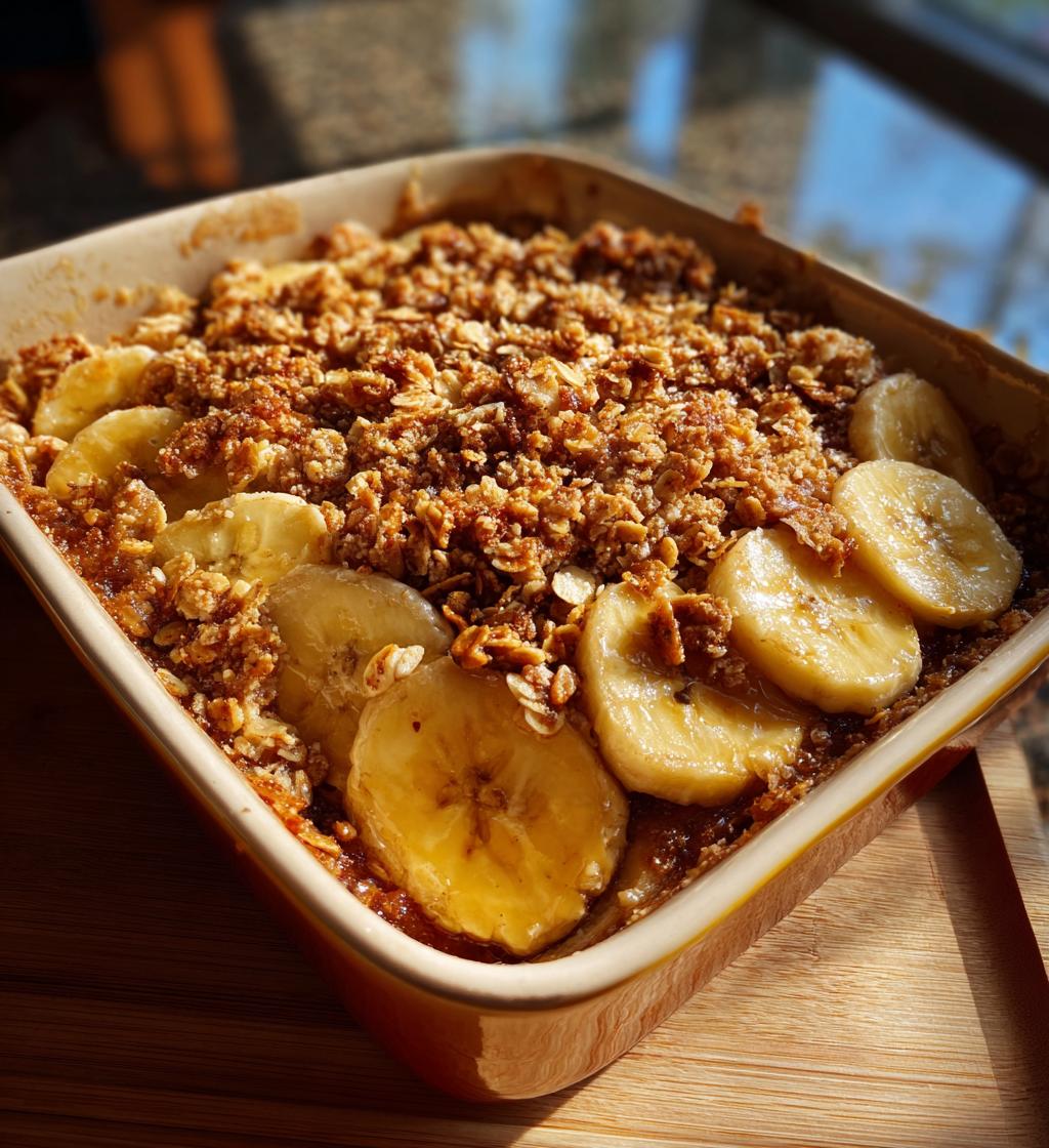 Bananas Foster Crisp