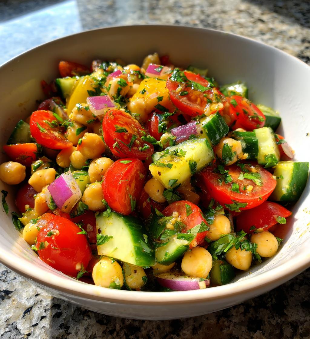 Bean Salad Chickpeas - detail 1