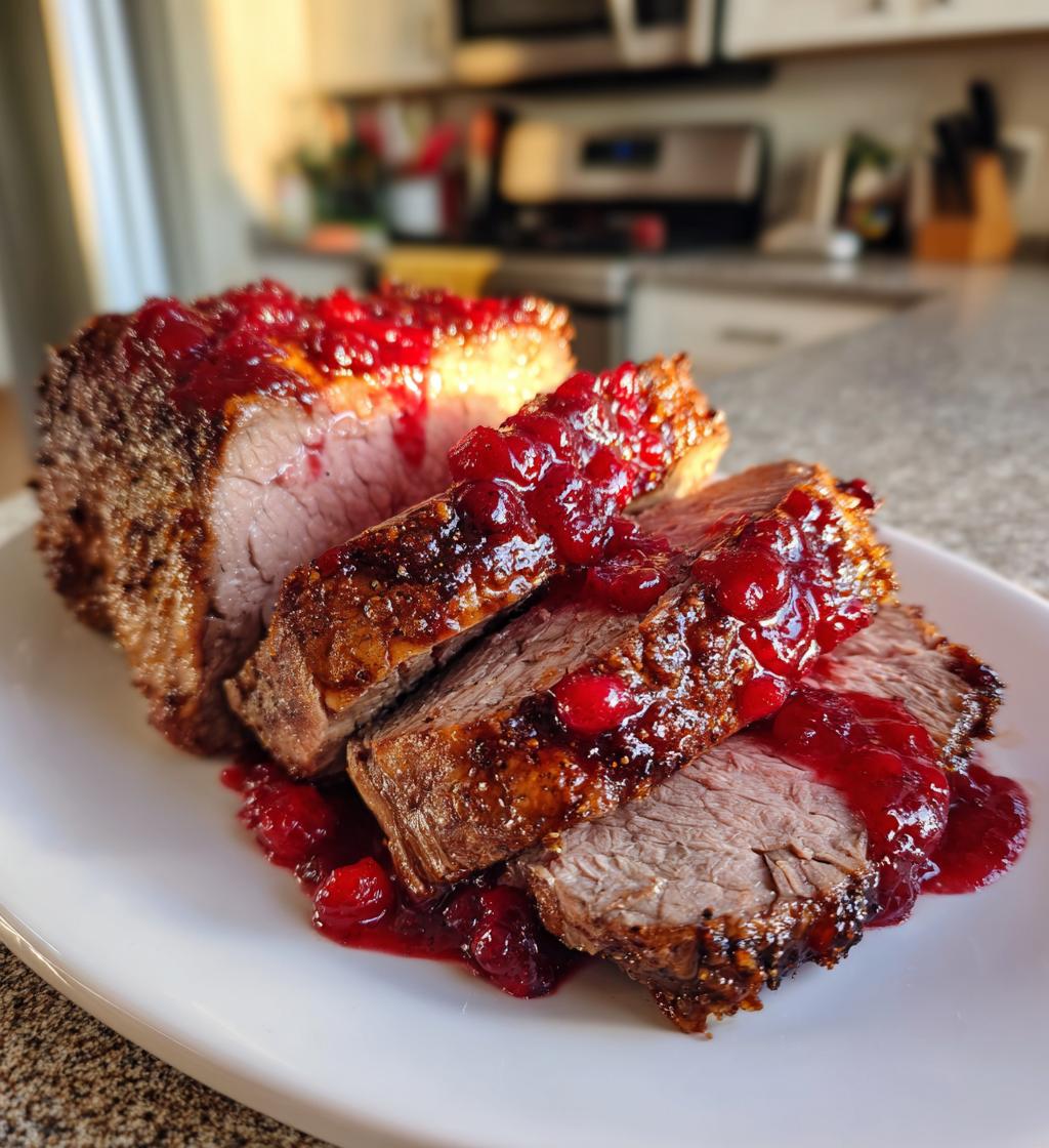 Beef Roast Cranberry Glaze