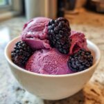 Blackberry Ice Cream Ninja Creami