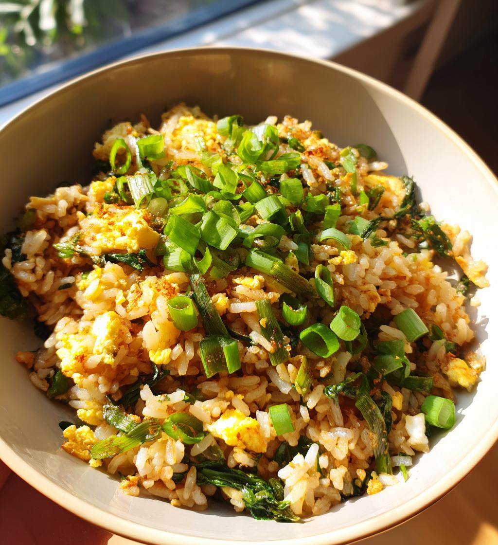 Bok Choy Fried Rice - detail 1