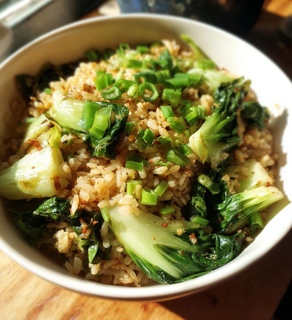 Bok Choy Fried Rice
