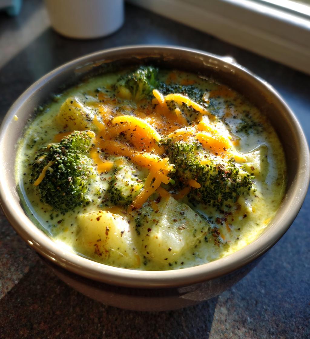 Broccoli Potato Cheese Soup