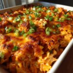Buffalo Chicken Pasta Bake