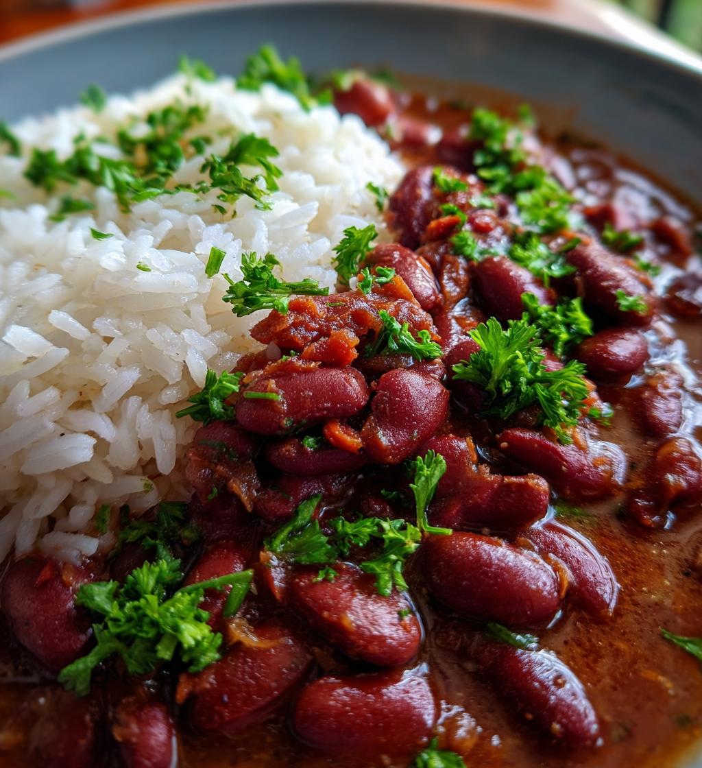 Cajun Red Beans and Rice - detail 1