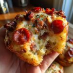 Carnivore Pizza Muffins