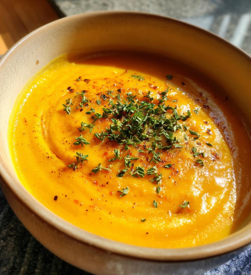 Carrot Potato Soup - detail 1