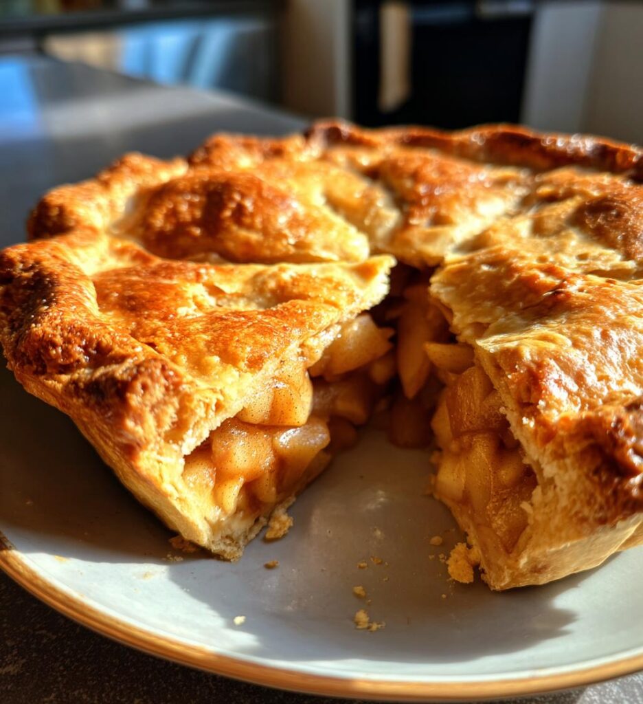 Chai Pear Pie