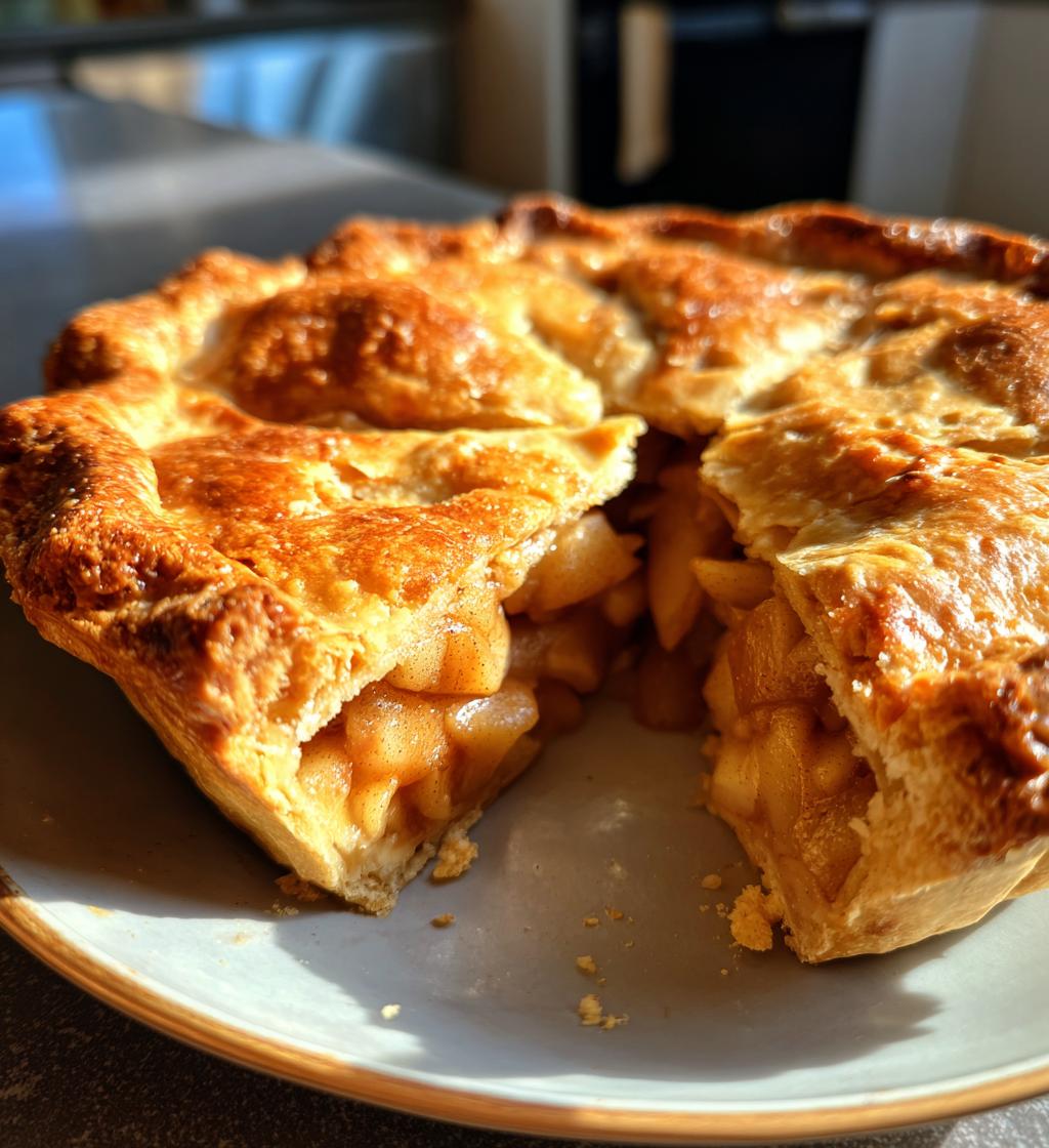Chai Pear Pie
