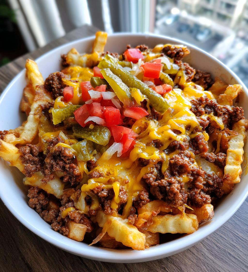 Cheeseburger Fry Casserole