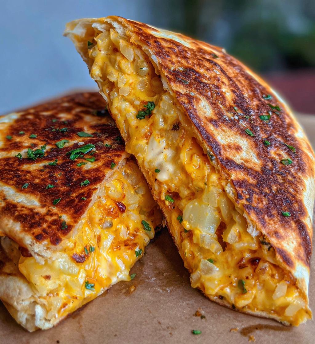 Cheesy Potato Burritos