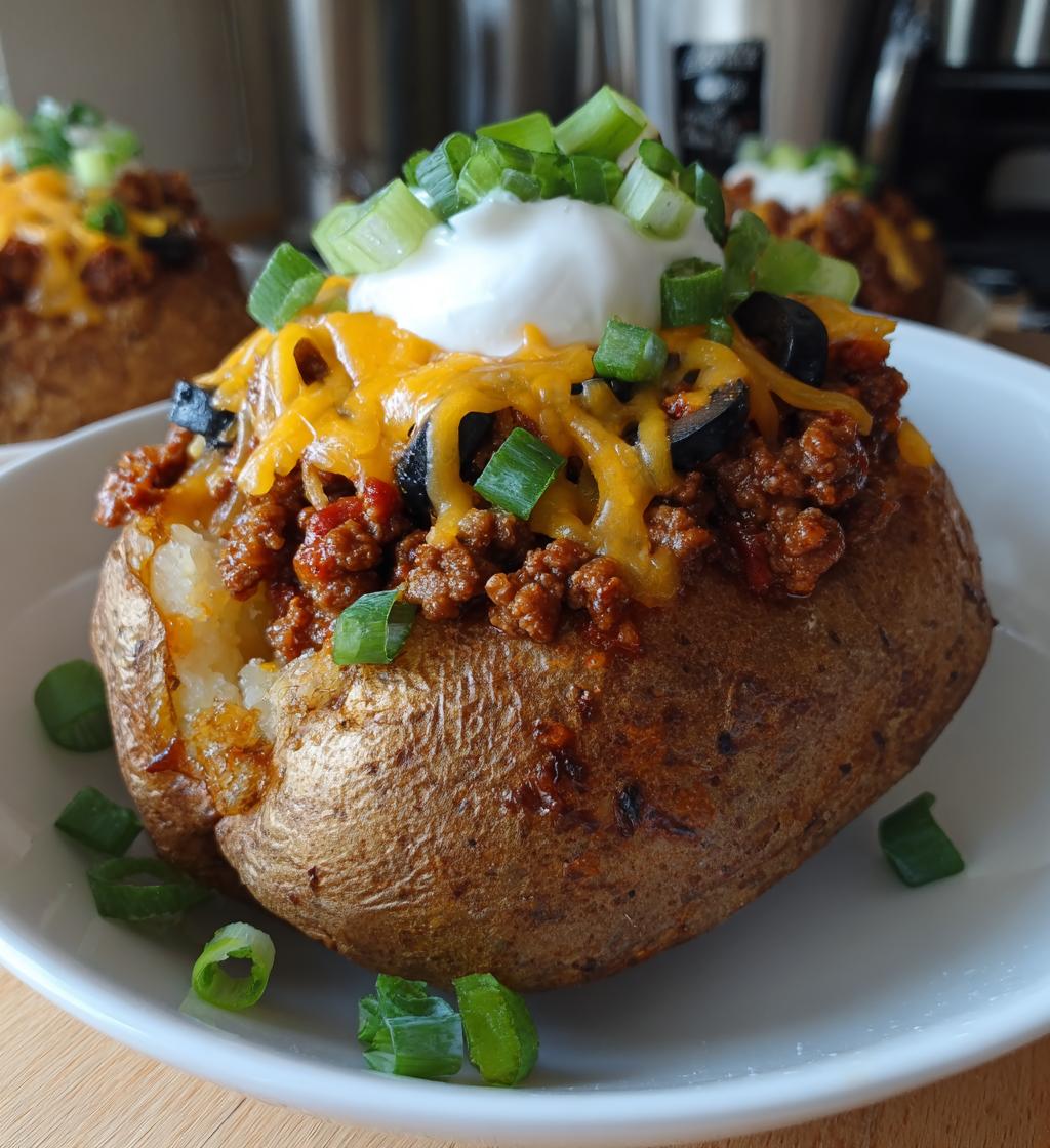 Cheesy Taco Potatoes