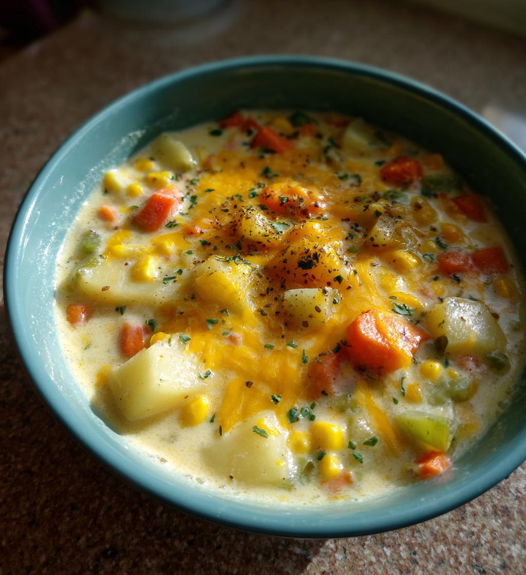 Cheesy Vegetable Chowder