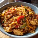 Chicken Fajita Rice Skillet