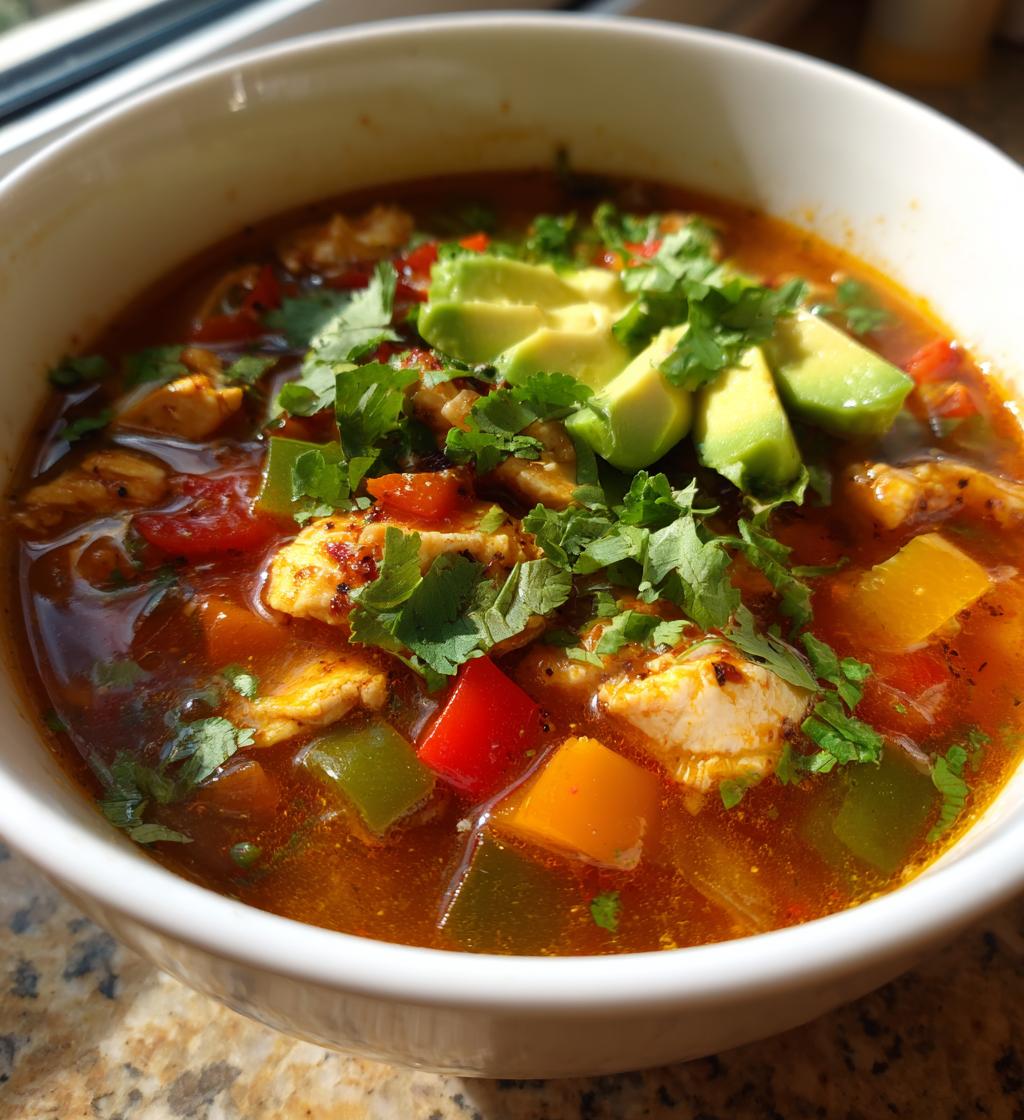 Chicken Fajita Soup - detail 1