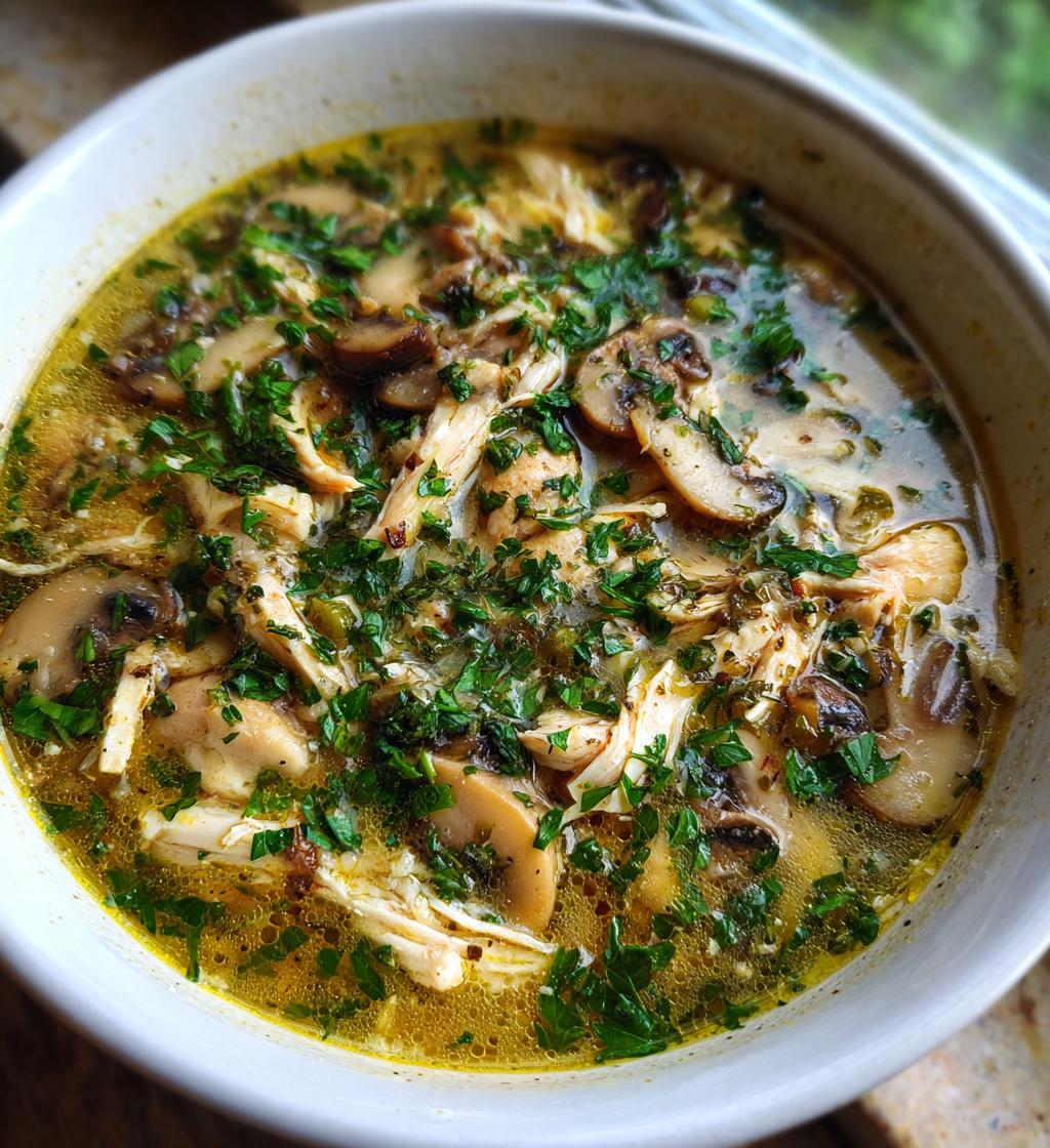 Chicken Mushroom Soup - detail 1