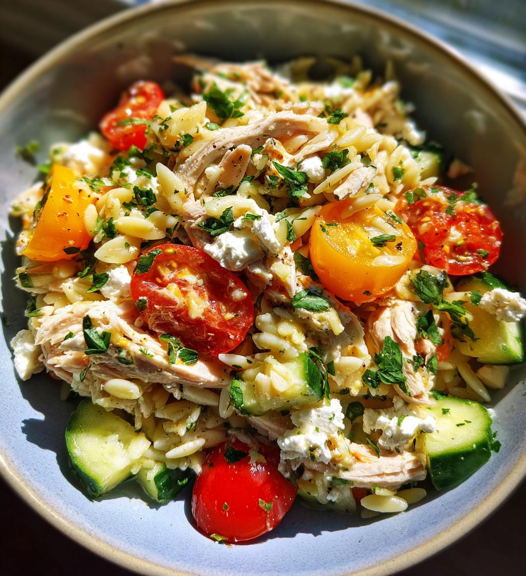 Chicken Orzo Salad - detail 1