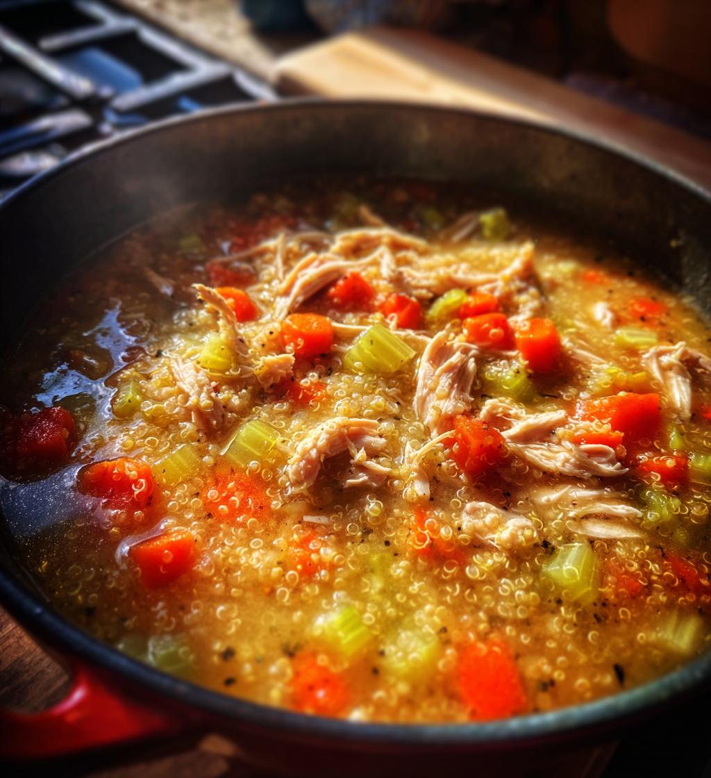 Chicken Quinoa Soup - detail 1