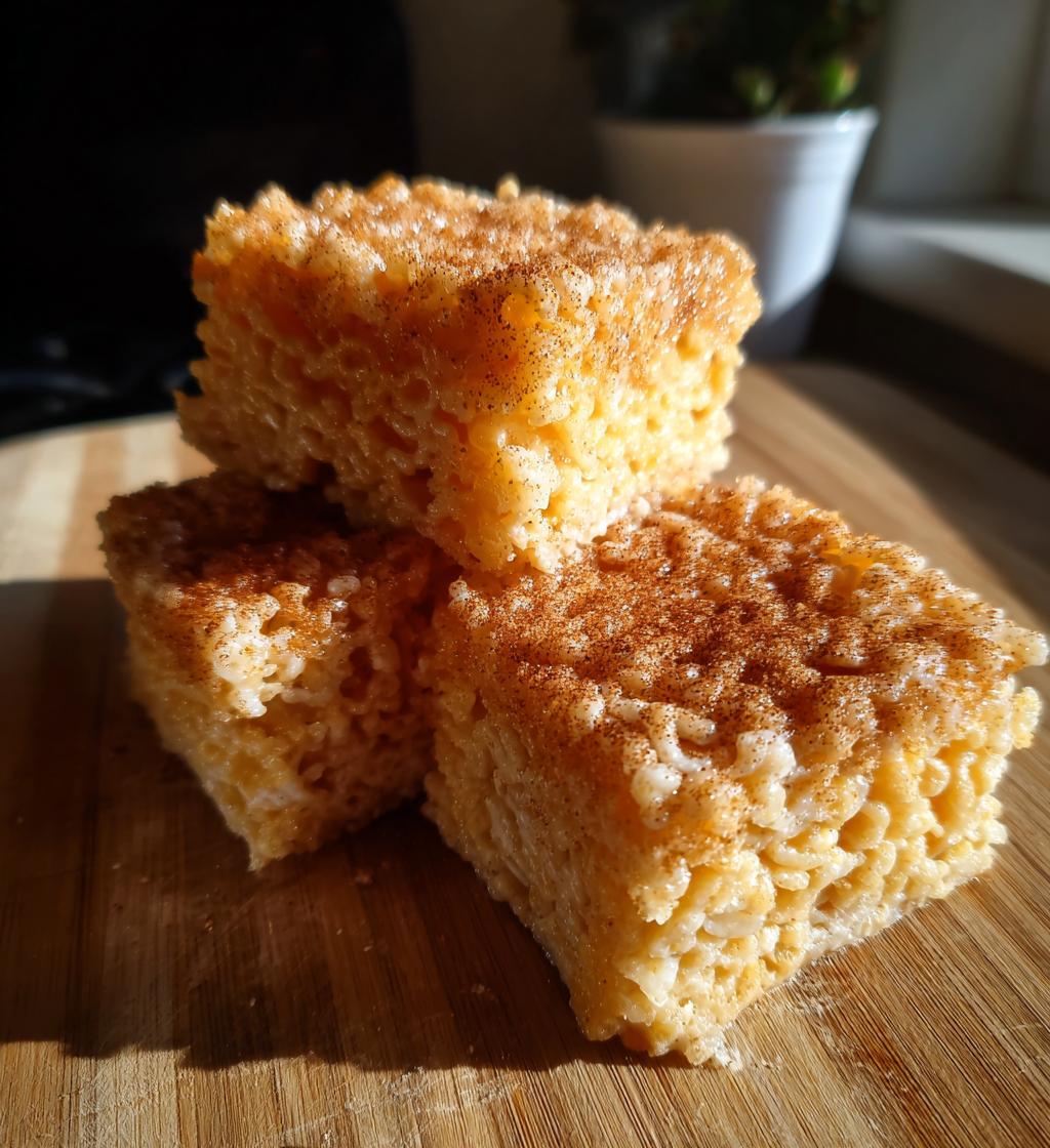 Churro Rice Krispie Treats