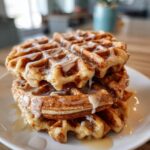 Cinnamon Roll Waffles