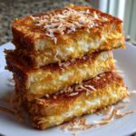 Coconut Crusted Stuffed French Toast