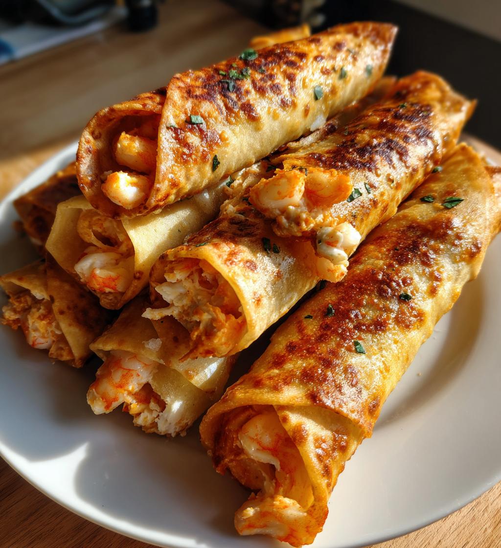 Crab Shrimp Queso Taquitos - detail 1