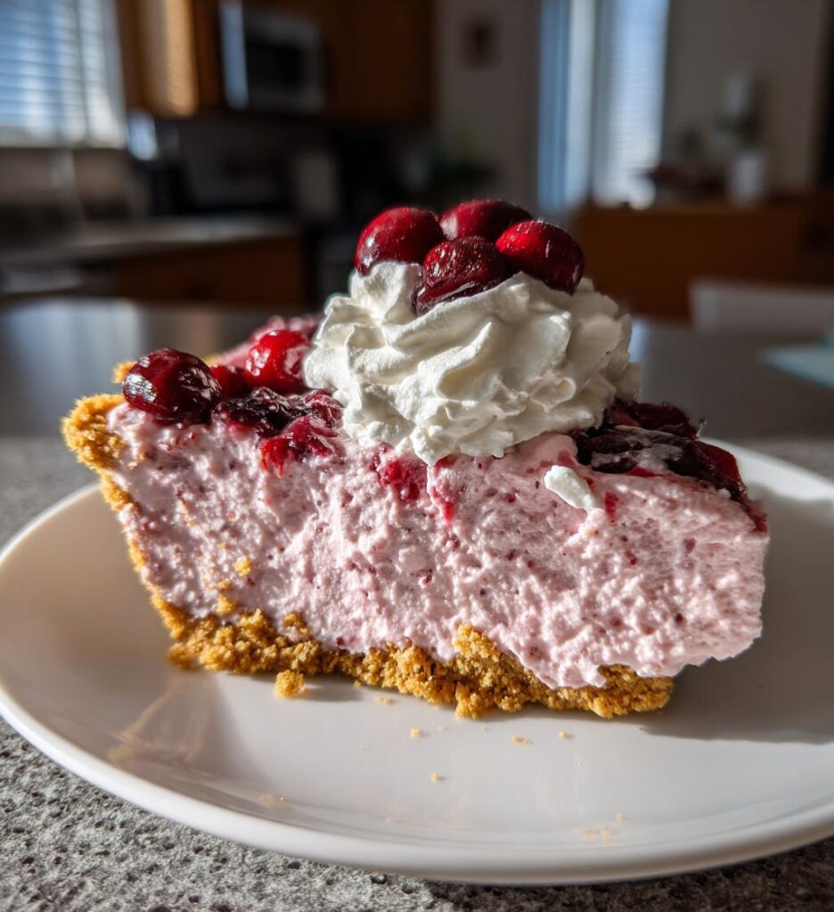 Cranberry Mousse Pie