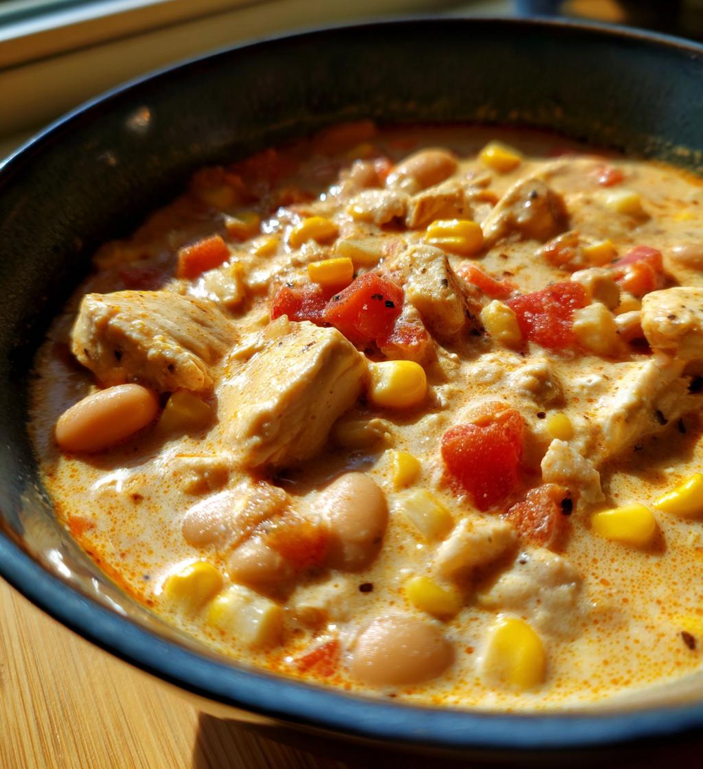 Cream Cheese Chicken Chili - detail 1