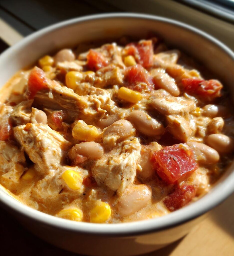 Cream Cheese Chicken Chili