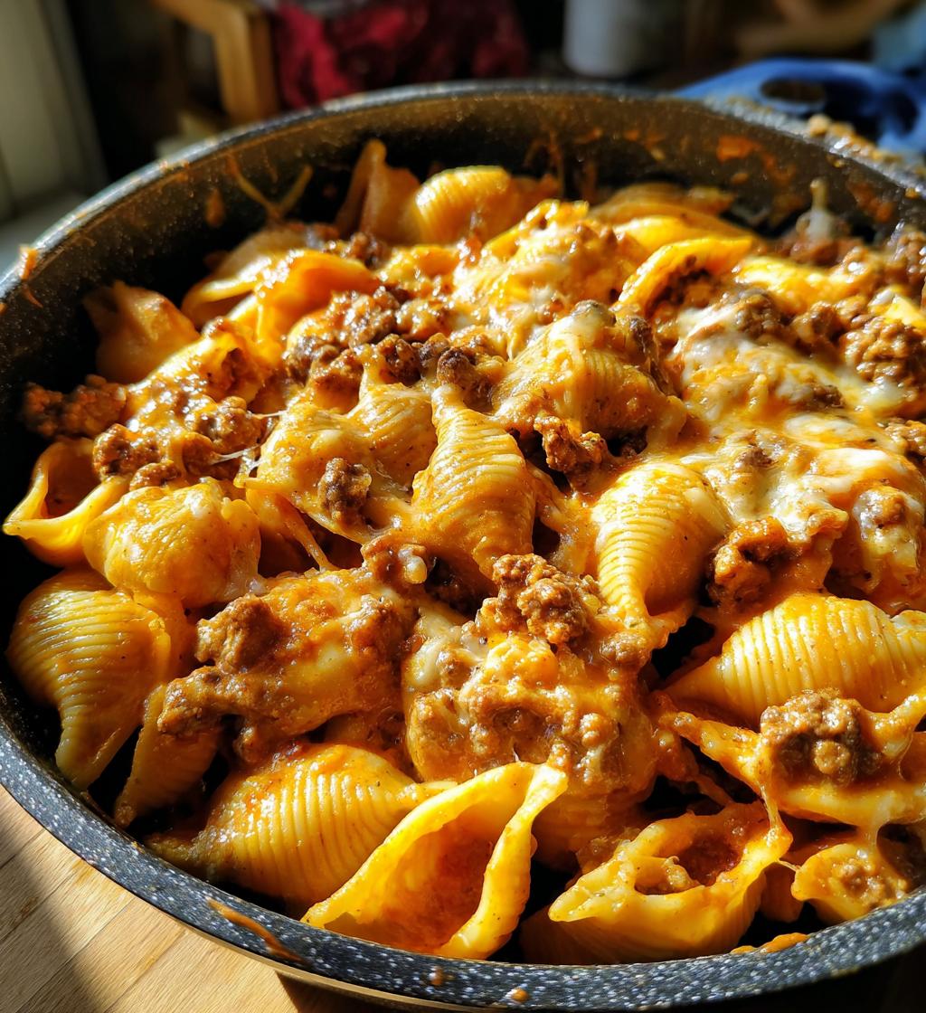 Creamy Beef and Shells - detail 1