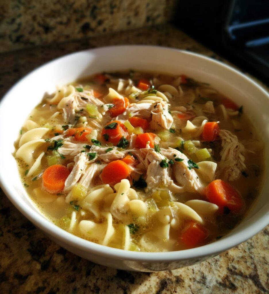 Creamy Chicken Pasta Soup