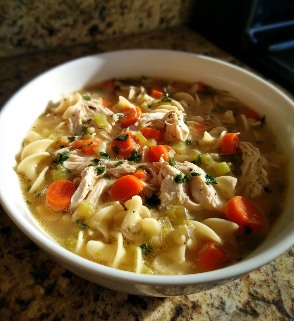 Creamy Chicken Pasta Soup