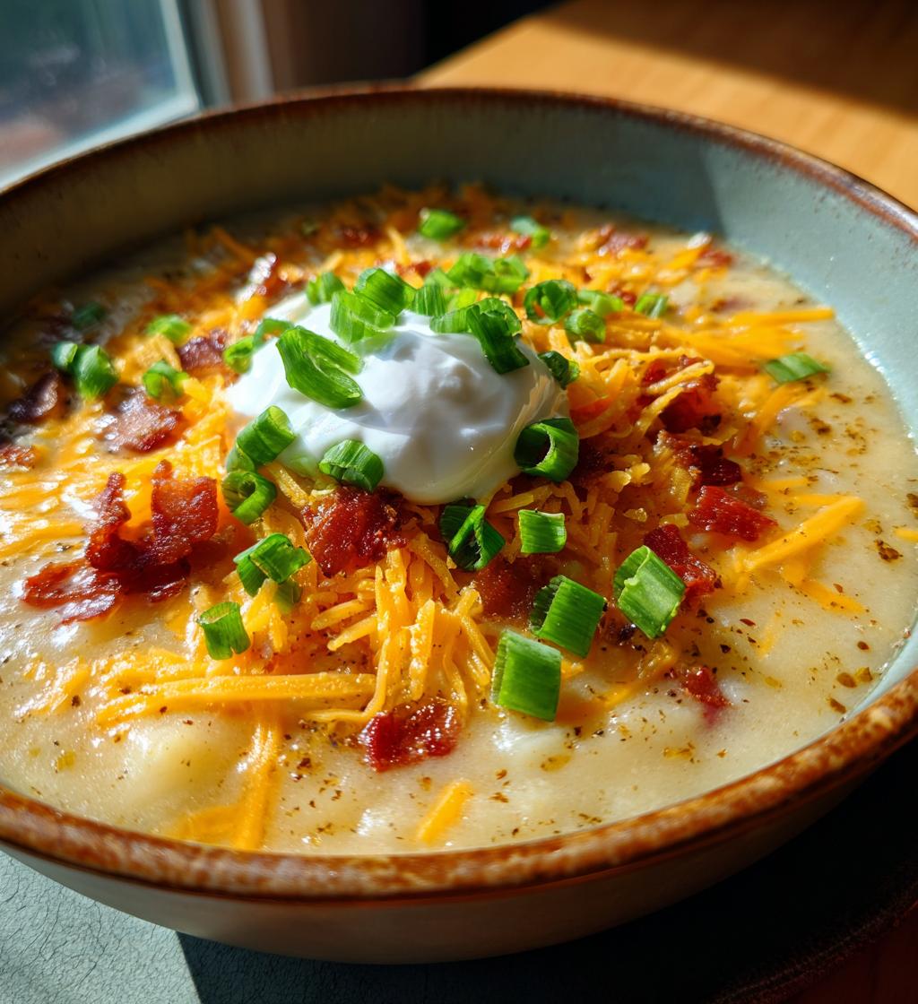 Creamy Loaded Potato Soup - detail 1