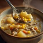 Creamy Potato Hamburger Soup