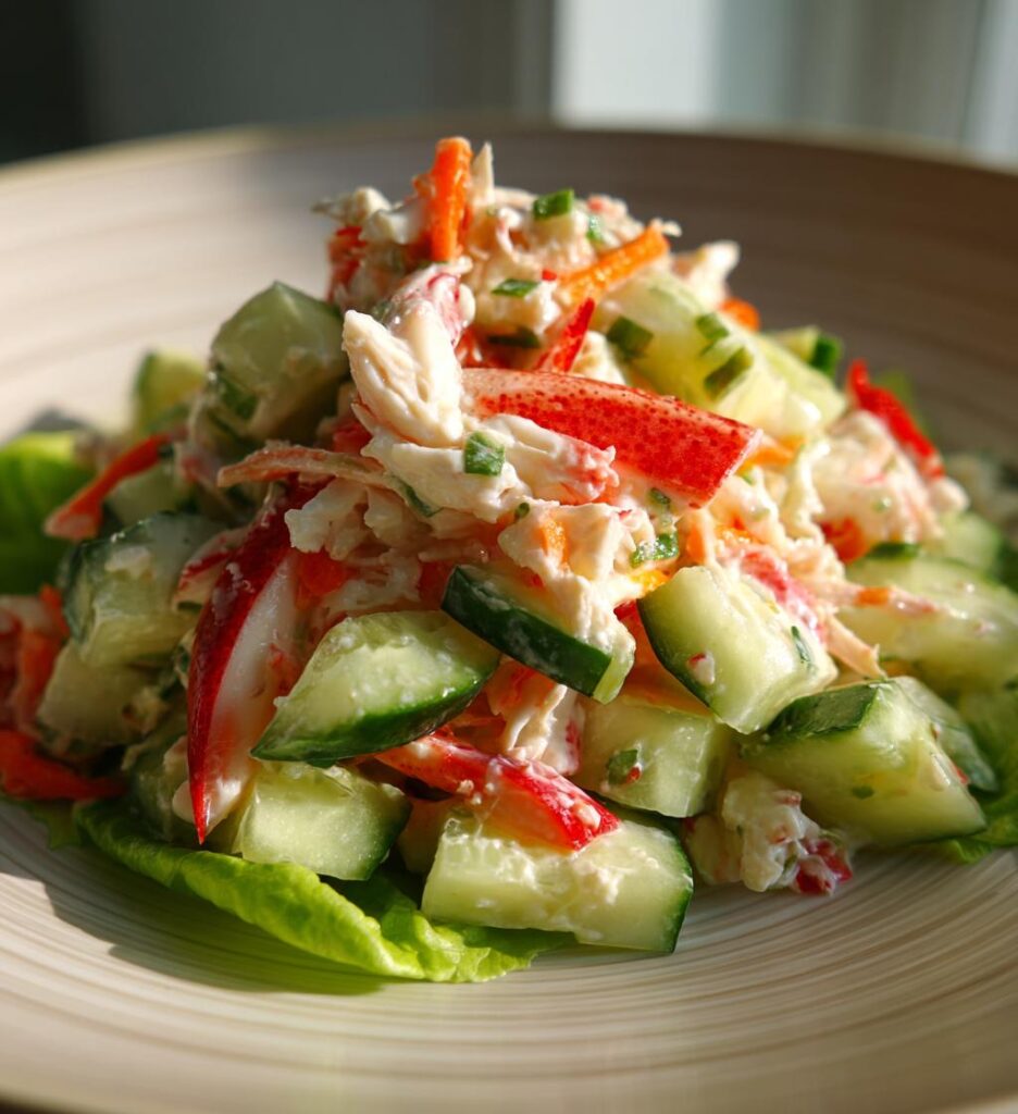 Cucumber Crab Salad