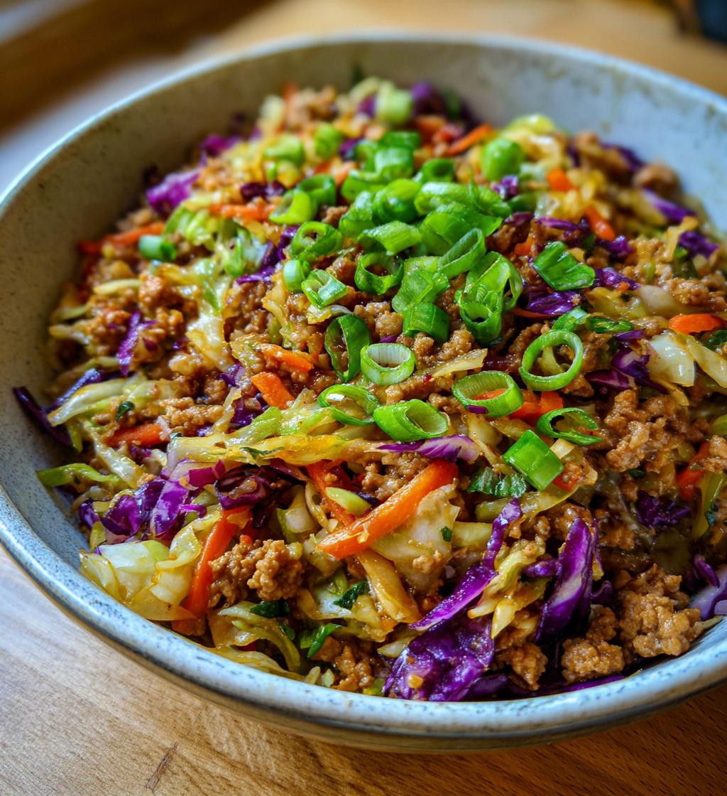 Egg Roll in a Bowl - detail 1