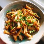 Enoki Mushrooms Garlic Sauce