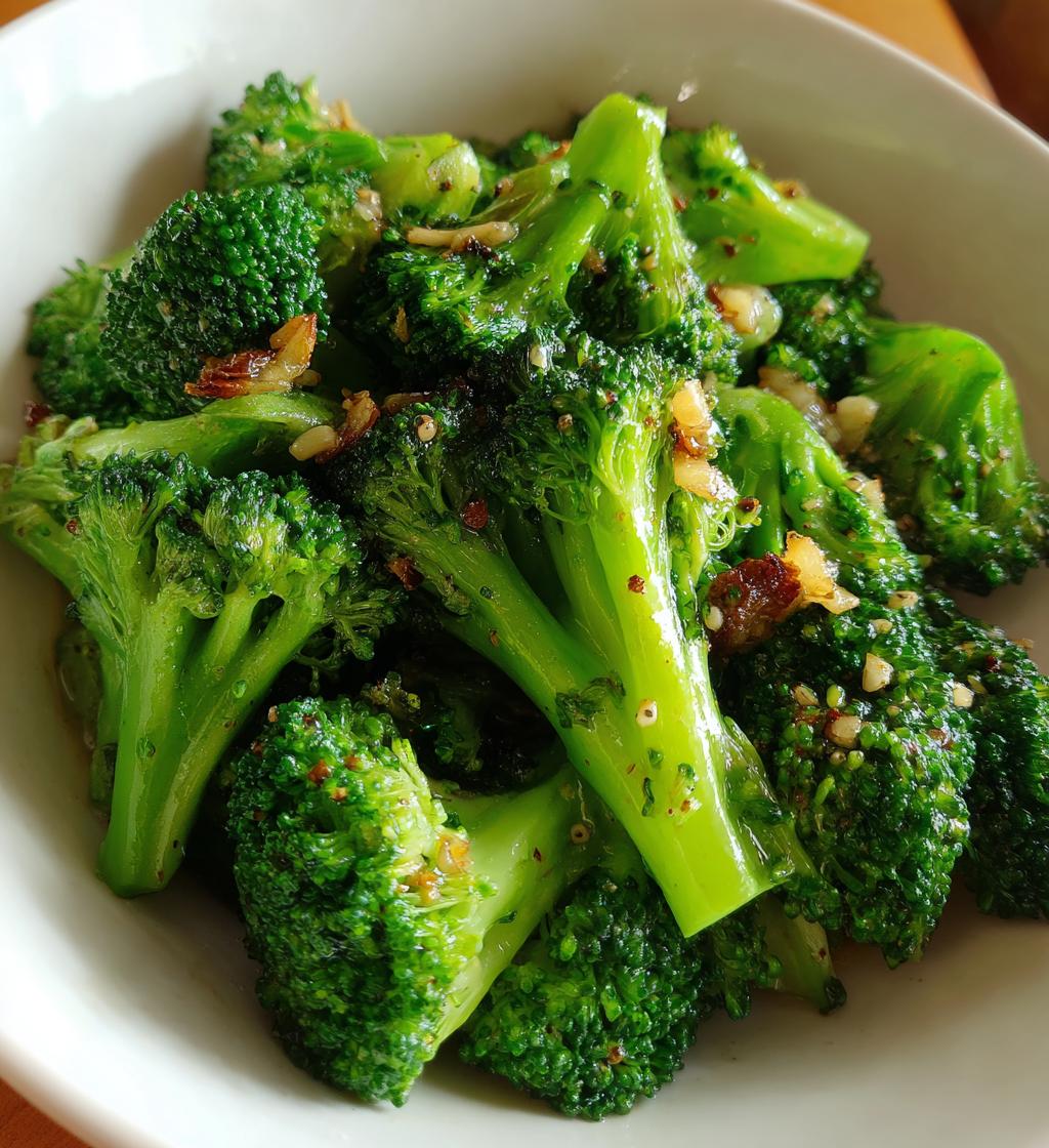 Garlic Broccoli - detail 1
