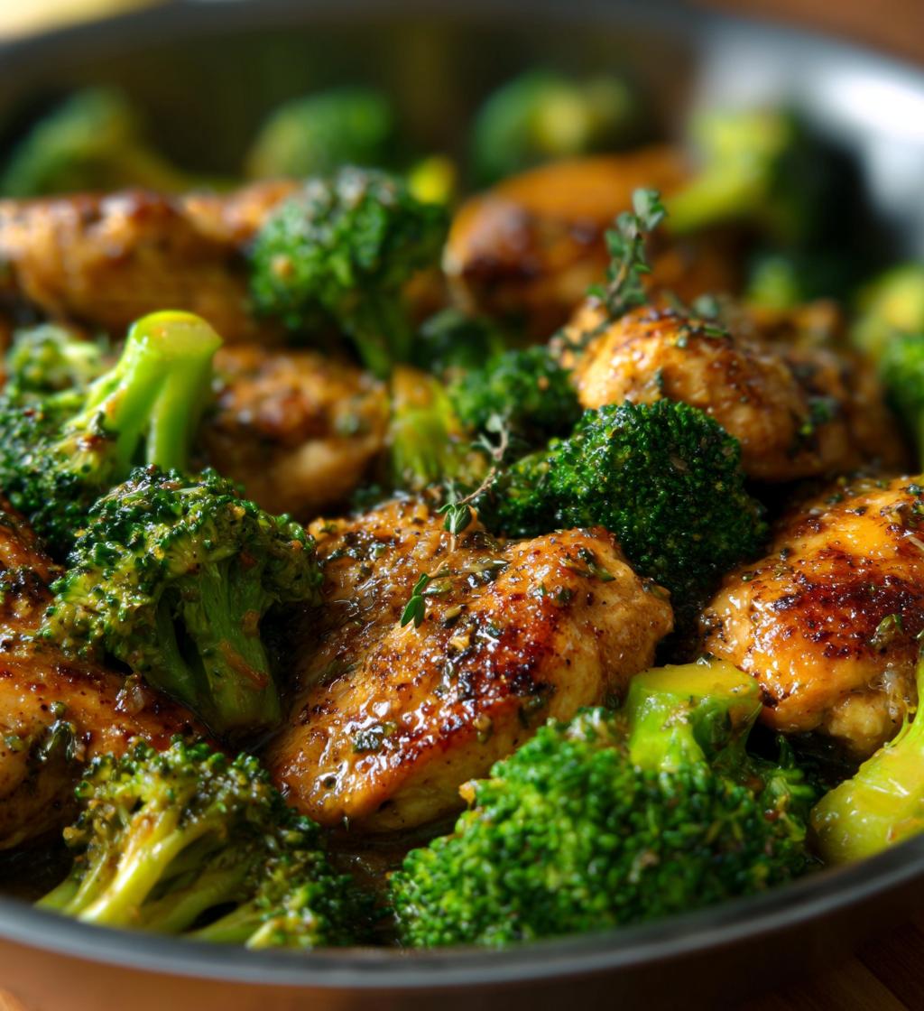 Garlic Butter Chicken Broccoli