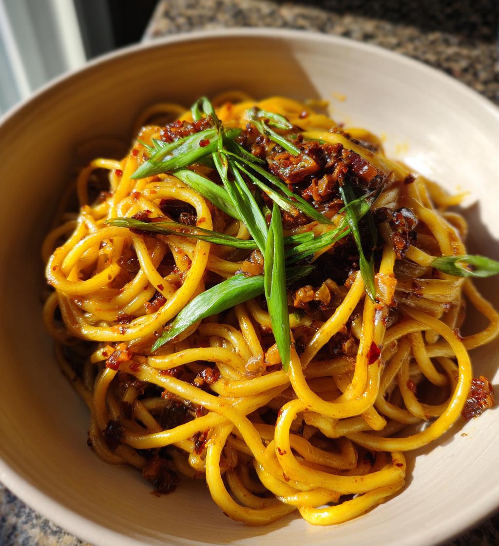 Garlic Chili Oil Noodles